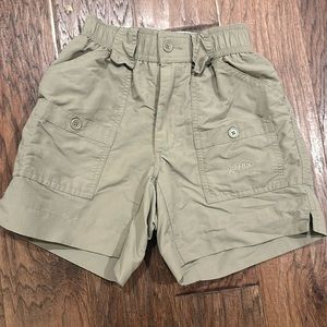 Aftco Original Fishing Shorts Boys Khaki 24 8